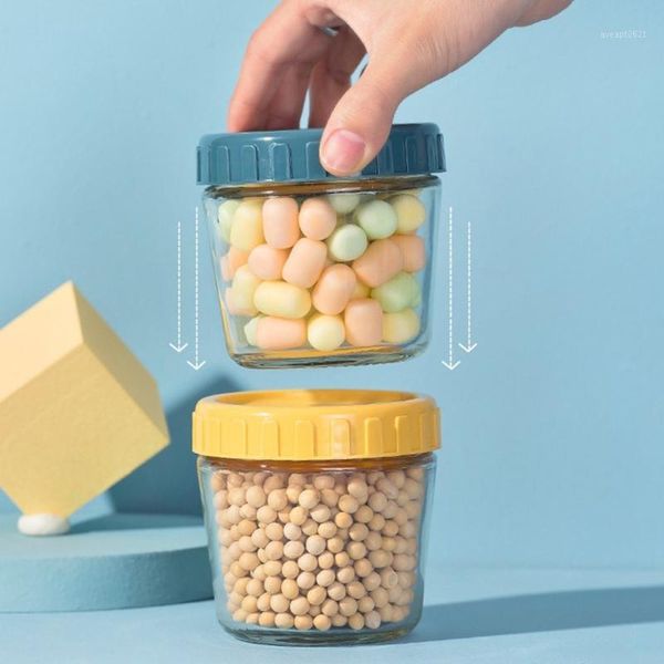 storage bottles & jars 2pcs 260ml glass with sealed plastic lids clear bulk canister tank container stackable
storage bottles & jars 2pcs 260ml glass with sealed plastic lids clear bulk canister tank container stackable