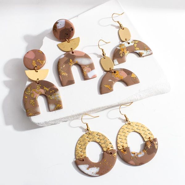 dangle & chandelier aensoa geometric splice metal ploymer clay drop earrings for women 2021 trendy irregular pendant long earring jewelry gi, Silver
dangle & chandelier aensoa geometric splice metal ploymer clay drop earrings for women 2021 trendy irregular pendant long earring jewelry gi, Silver