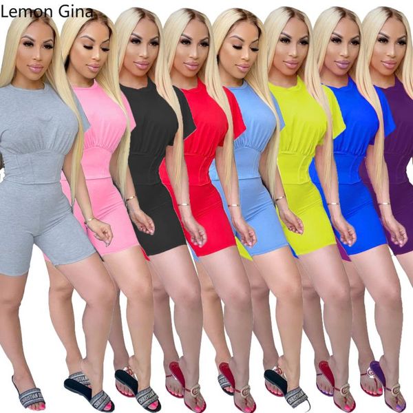 lemon gina women solid color tee shorts jogger suit two piece set casual tracksuit fashion sweatsuit matching outfits women's tracksui, Gray
lemon gina women solid color tee shorts jogger suit two piece set casual tracksuit fashion sweatsuit matching outfits women's tracksui, Gray
