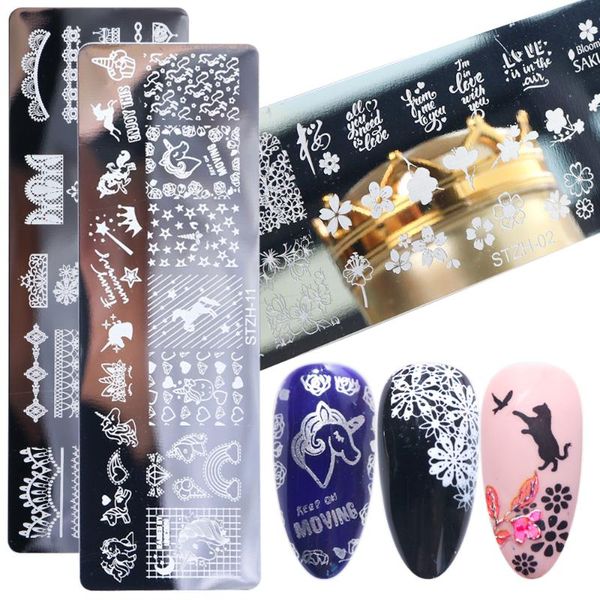 nail art templates 12x4cm design stamping plates elk letter flower gemetry love pattern polish stencil tool sastzh01-12, White
nail art templates 12x4cm design stamping plates elk letter flower gemetry love pattern polish stencil tool sastzh01-12, White
