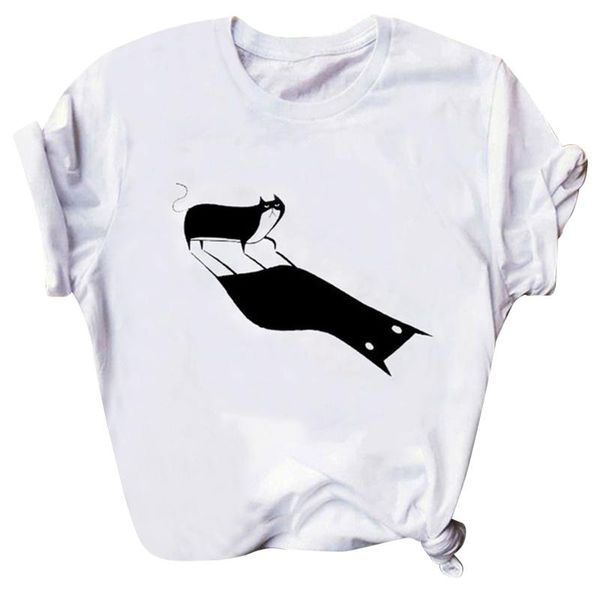 shirt women 2021 plus size short sleeve cat 3d printed female clothing o-neck summer tee t-shirt camisetas women's, White
shirt women 2021 plus size short sleeve cat 3d printed female clothing o-neck summer tee t-shirt camisetas women's, White