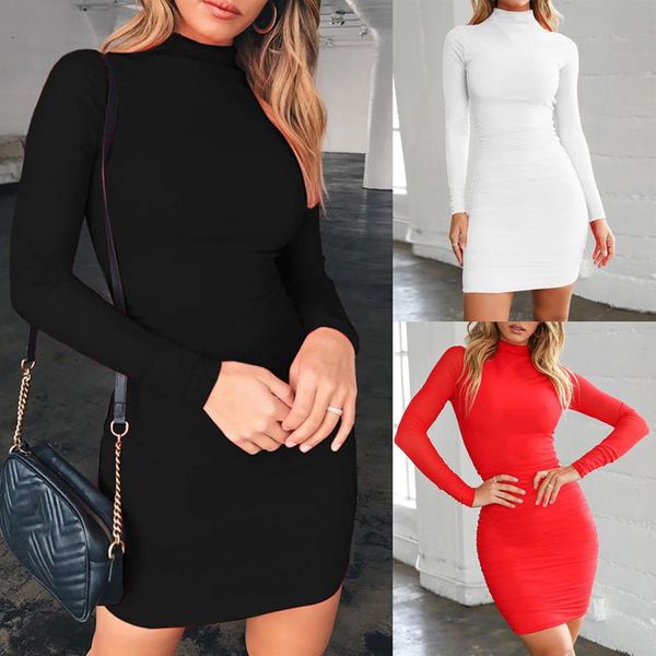 casual dresses bodycon dress women solid color high-collar long-sleeve ladies fashion sheath tight bag hip mini, Black;gray
casual dresses bodycon dress women solid color high-collar long-sleeve ladies fashion sheath tight bag hip mini, Black;gray