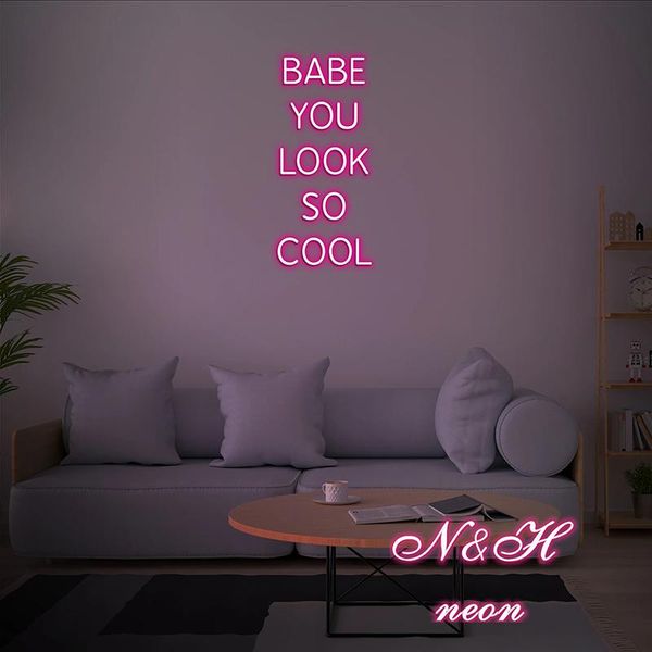 babe you look so cool neon sign led light, custom sign, decoration hand crafted wall hangings decor, wedding gift, bir lamp
babe you look so cool neon sign led light, custom sign, decoration hand crafted wall hangings decor, wedding gift, bir lamp