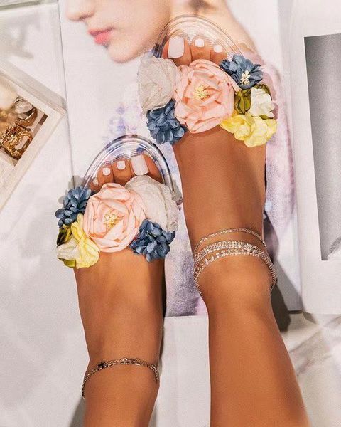 transparent flowers slides women slippers sandals summer flats outside woman beach shoes casual home, Black
transparent flowers slides women slippers sandals summer flats outside woman beach shoes casual home, Black