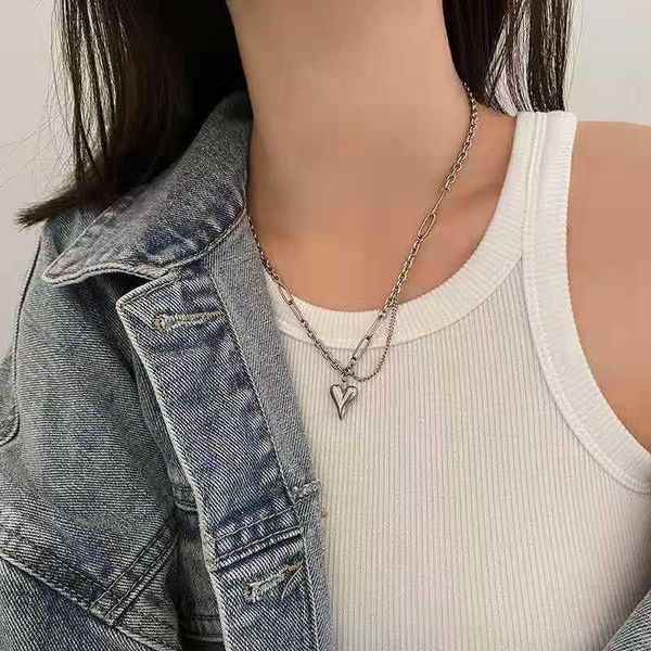 chains fashion statement love pendants stainless steel hip hop clavicle chain necklace jewelry for men/women lover gift wholesale, Silver
chains fashion statement love pendants stainless steel hip hop clavicle chain necklace jewelry for men/women lover gift wholesale, Silver
