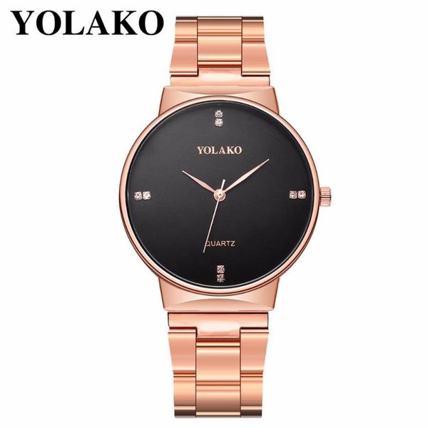 wristwatches men rose gold stainless steel watch luxury male quartz sport casual clock yolako brand relogio masculino, Slivery;brown
wristwatches men rose gold stainless steel watch luxury male quartz sport casual clock yolako brand relogio masculino, Slivery;brown