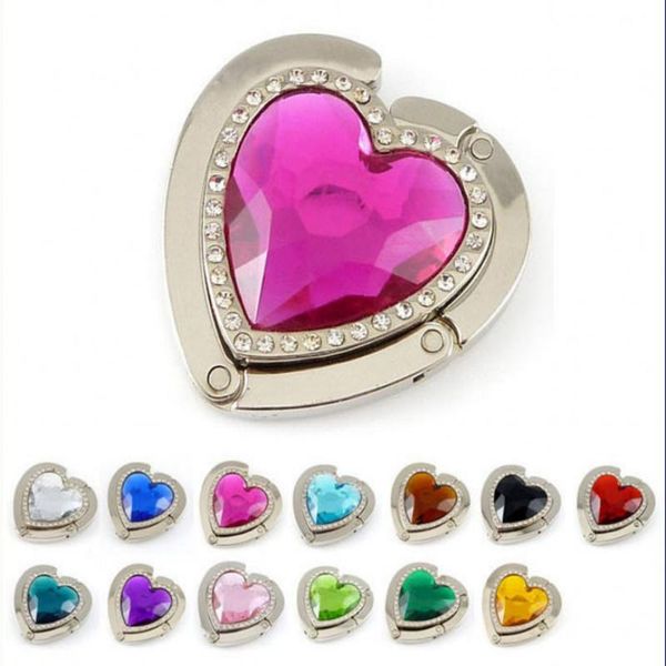 hooks & rails heart-shape portable crystal mirror bag purse hook handbag hanger holder shell folding table multiple color desk
hooks & rails heart-shape portable crystal mirror bag purse hook handbag hanger holder shell folding table multiple color desk