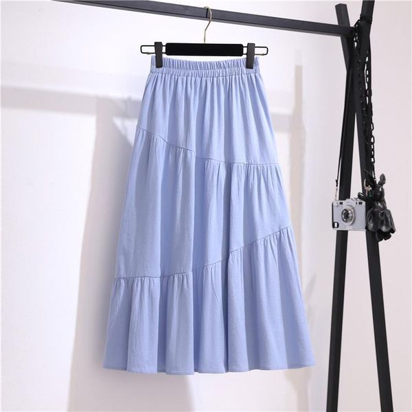 skirts summer cotton linen ruffle skirt female leisure korean style solid a-line school fashion high waist retro for women, Black
skirts summer cotton linen ruffle skirt female leisure korean style solid a-line school fashion high waist retro for women, Black