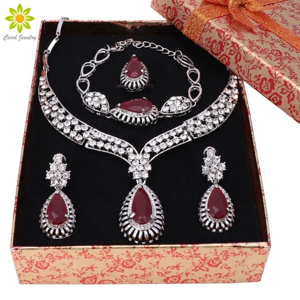 earrings & necklace fashion crystal silver plated jewelry sets for women party accessories african beads bracelet ring+gift boxes
earrings & necklace fashion crystal silver plated jewelry sets for women party accessories african beads bracelet ring+gift boxes