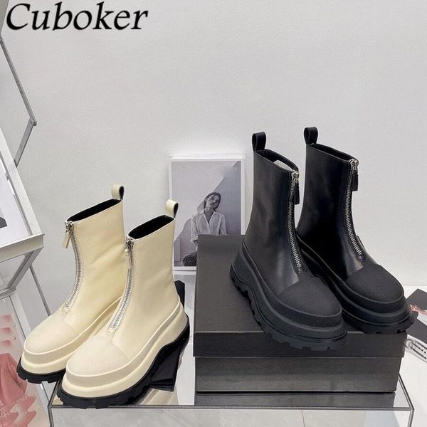 boots round toe genuine leather women zip non-slip fashion brand 2021 autumn winter style short, Black
boots round toe genuine leather women zip non-slip fashion brand 2021 autumn winter style short, Black