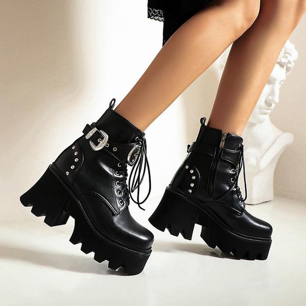 boots 2021 pu leather ankle platform square high heel ladies motorcycle side zipper women winter shoes black brown
boots 2021 pu leather ankle platform square high heel ladies motorcycle side zipper women winter shoes black brown