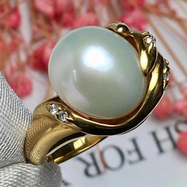 cluster rings pure 18k yellow gold 100% nature diamonds and japan akoya pearl 10.2mm females' fine for women jewelry, Golden;silver
cluster rings pure 18k yellow gold 100% nature diamonds and japan akoya pearl 10.2mm females' fine for women jewelry, Golden;silver