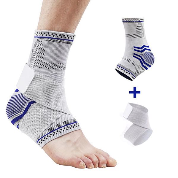 elastic ankle support wrap nylon breathable pressurize brace retainer for sprain repair football basketball sports protect, Blue;black
elastic ankle support wrap nylon breathable pressurize brace retainer for sprain repair football basketball sports protect, Blue;black