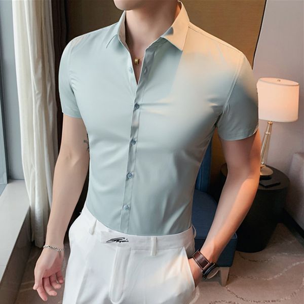 men's casual shirts short sleeved shirt, luxury menswear, solid color, social club design, White;black
men's casual shirts short sleeved shirt, luxury menswear, solid color, social club design, White;black
