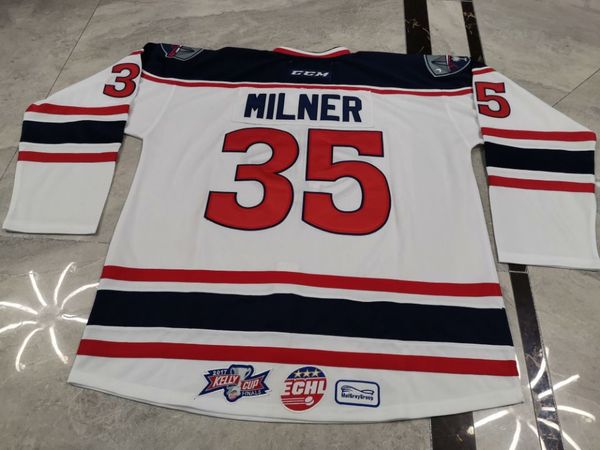 custom men youth women vintage customize echl south carolina sting rays 35 milner hockey jersey size s-5xl, Black
custom men youth women vintage customize echl south carolina sting rays 35 milner hockey jersey size s-5xl, Black
