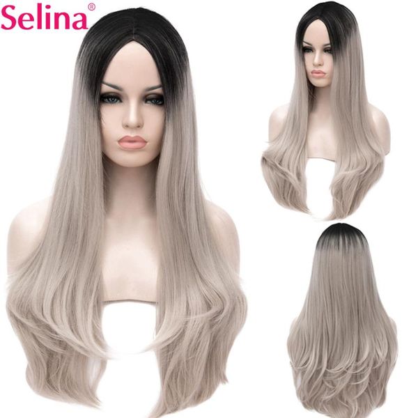 synthetic wigs long wave wig ombre blond heat resistant fiber two tone for women 28 inch hair cosplay daily lolita, Black
synthetic wigs long wave wig ombre blond heat resistant fiber two tone for women 28 inch hair cosplay daily lolita, Black
