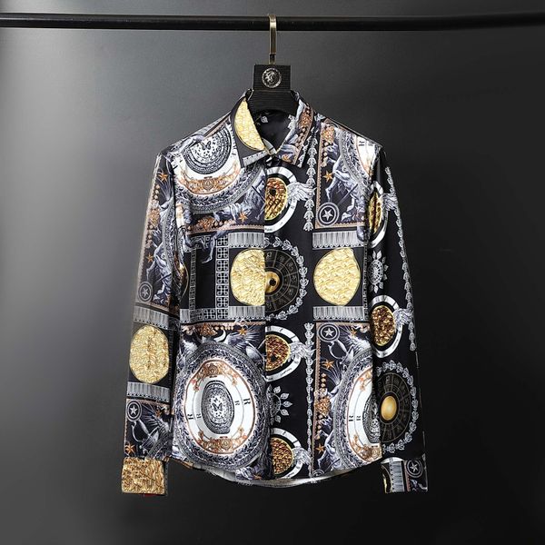 mens designer shirts brand clothing men long sleeve dress shirt hip hop style cotton shirts 6921, White;black
mens designer shirts brand clothing men long sleeve dress shirt hip hop style cotton shirts 6921, White;black