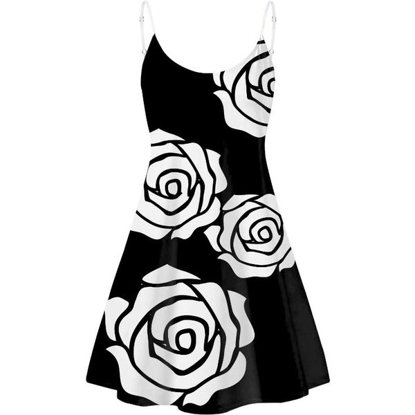 casual dresses cottagecore white rose brand designer spaghetti strap dress for girls knee length party streetwear colorful, Black;gray
casual dresses cottagecore white rose brand designer spaghetti strap dress for girls knee length party streetwear colorful, Black;gray