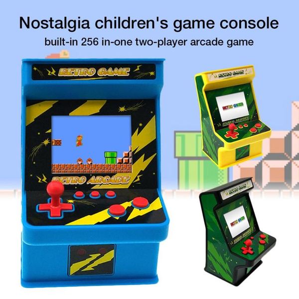 colors classic retro nostalgic arcade children's game console, built-in 256-in-one plus handle portable players
colors classic retro nostalgic arcade children's game console, built-in 256-in-one plus handle portable players