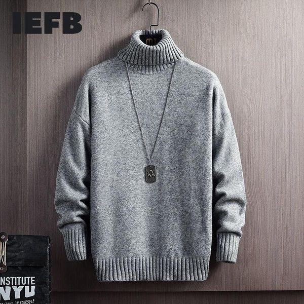 men's sweaters iefb turtleneck sweater 2021 winter loose vintage warm pullovers solid simple style long sleeve casual knitwear, White;black
men's sweaters iefb turtleneck sweater 2021 winter loose vintage warm pullovers solid simple style long sleeve casual knitwear, White;black