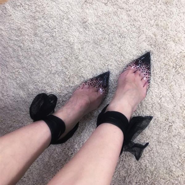 goofloron, women's fashion sandals, pointed clear pvc crystal high heel 12cm sandals, Black
goofloron, women's fashion sandals, pointed clear pvc crystal high heel 12cm sandals, Black
