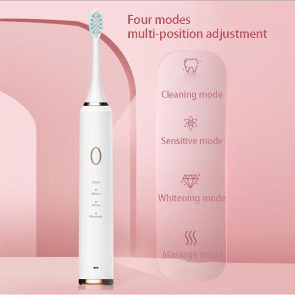 smart electric toothbrush sonic tooth brush waterproof usb charge rechargeable 2 replacement heads adult
smart electric toothbrush sonic tooth brush waterproof usb charge rechargeable 2 replacement heads adult