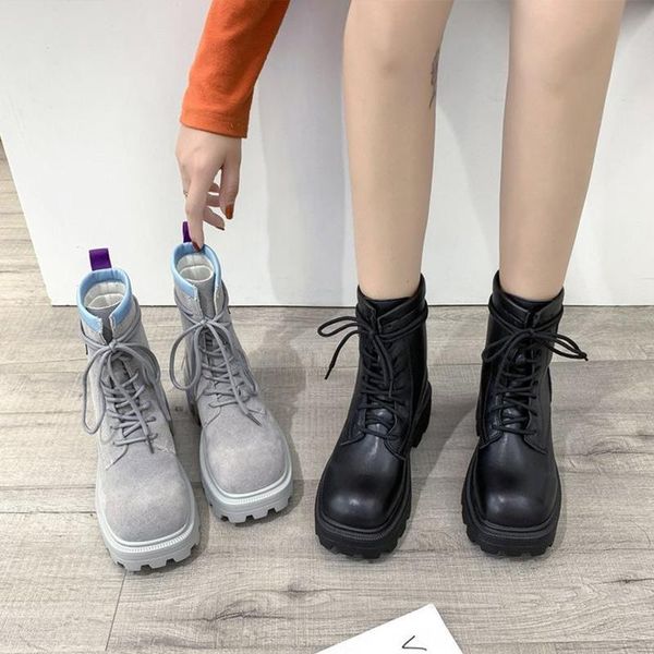 boots women plush platform ankle ladies lace up suede shoes woman chunky heels fashion casual boot female winter, Black
boots women plush platform ankle ladies lace up suede shoes woman chunky heels fashion casual boot female winter, Black