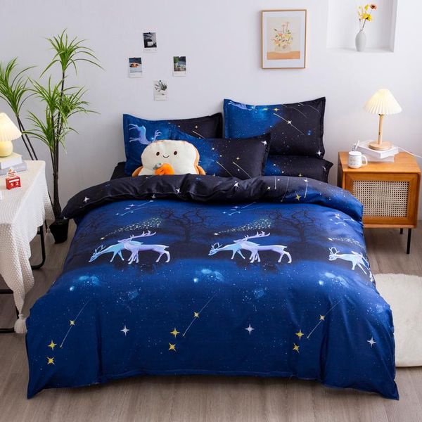bedding sets set pillowcase duvet cover single double king 220x240 size bedclothes quilt bed sheet starry elk
bedding sets set pillowcase duvet cover single double king 220x240 size bedclothes quilt bed sheet starry elk