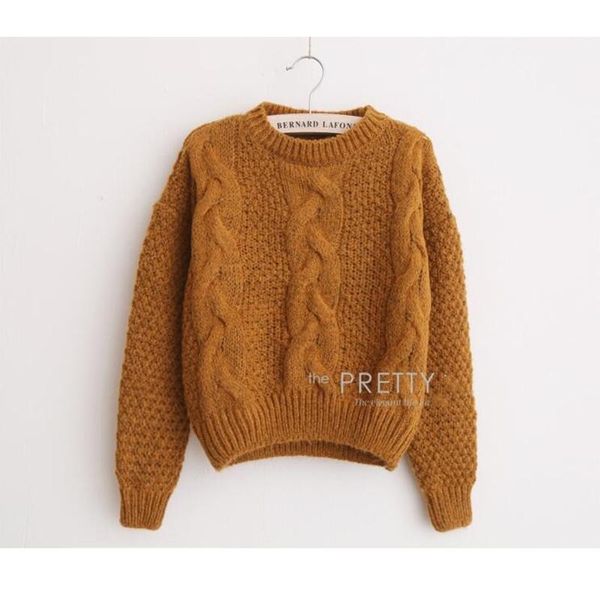 round neck sweater autumn winter knitted jumper women's sweaters casual loose long sleeve jacket pullovers female bb539, White;black
round neck sweater autumn winter knitted jumper women's sweaters casual loose long sleeve jacket pullovers female bb539, White;black
