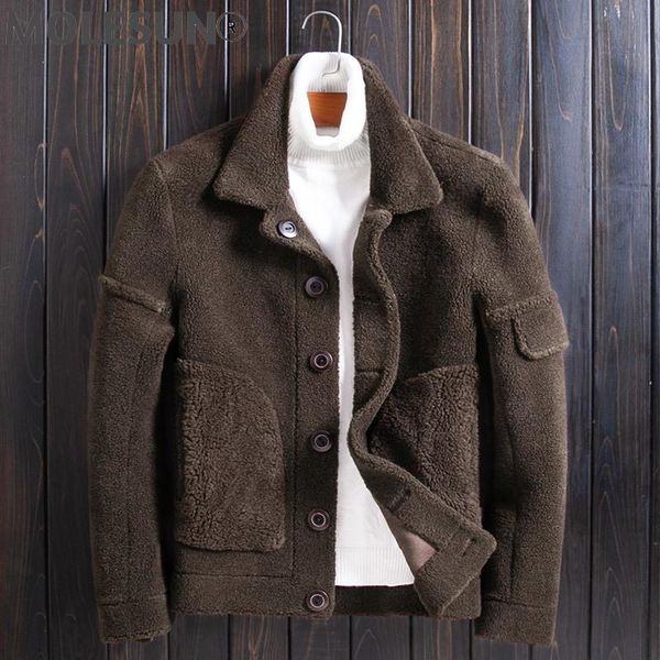 men's leather & faux ayunsun winter men jacket real sheep shearing wool male 5xl clothes double-sided wear coat ropa hombre lxr352, Black
men's leather & faux ayunsun winter men jacket real sheep shearing wool male 5xl clothes double-sided wear coat ropa hombre lxr352, Black