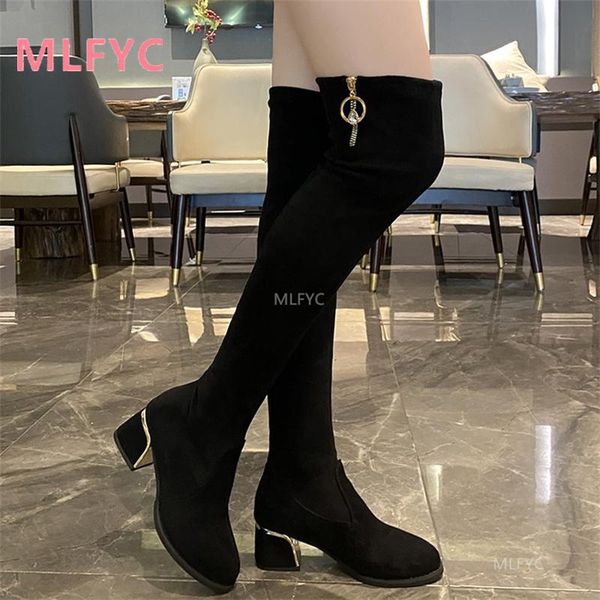 boots women's over the knee was thinner 2021 autumn winter fashion thin high-heeled stretch high, Black
boots women's over the knee was thinner 2021 autumn winter fashion thin high-heeled stretch high, Black
