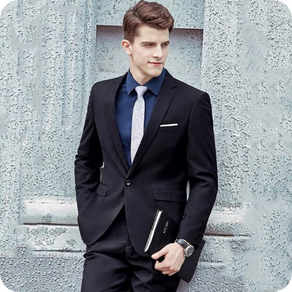 men's suits & blazers black classic suit for formal business skinny male jacket 2piece slim fit terno masculino costume homme prom, White;black
men's suits & blazers black classic suit for formal business skinny male jacket 2piece slim fit terno masculino costume homme prom, White;black