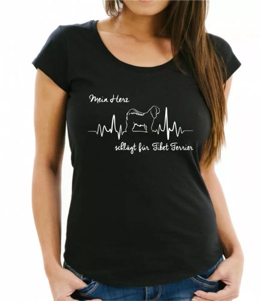 Tibetan Terrier Ladies T-Shirt Heartbeat ECG Dog Dogs Motif Heart Heartbeat, Mainly pictures
Tibetan Terrier Ladies T-Shirt Heartbeat ECG Dog Dogs Motif Heart Heartbeat, Mainly pictures