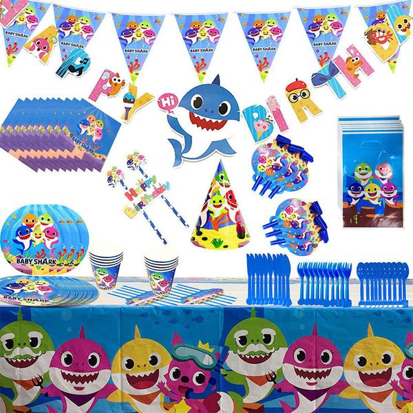 new cute ocean shark theme tableware baby balloon birthday party decoration disposable paper plate paper cup birthday gift, Silver
new cute ocean shark theme tableware baby balloon birthday party decoration disposable paper plate paper cup birthday gift, Silver