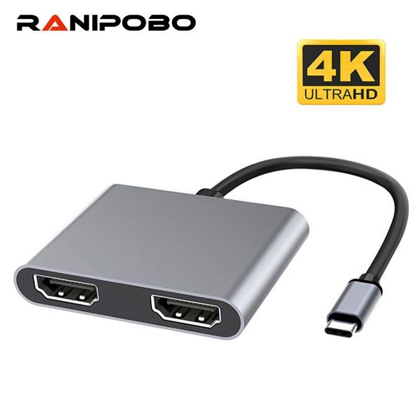 hubs 4k hd type c to dual -compatible hub 5gbps transmitter adapter converter screen display usb-c docking station for tv
hubs 4k hd type c to dual -compatible hub 5gbps transmitter adapter converter screen display usb-c docking station for tv