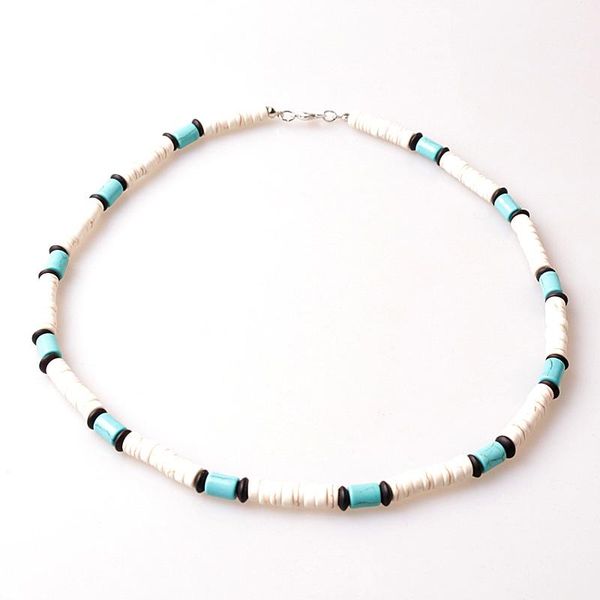 stone bead surfer necklace made from white, black and blue beads for men tribal jewelry chokers, Golden;silver
stone bead surfer necklace made from white, black and blue beads for men tribal jewelry chokers, Golden;silver