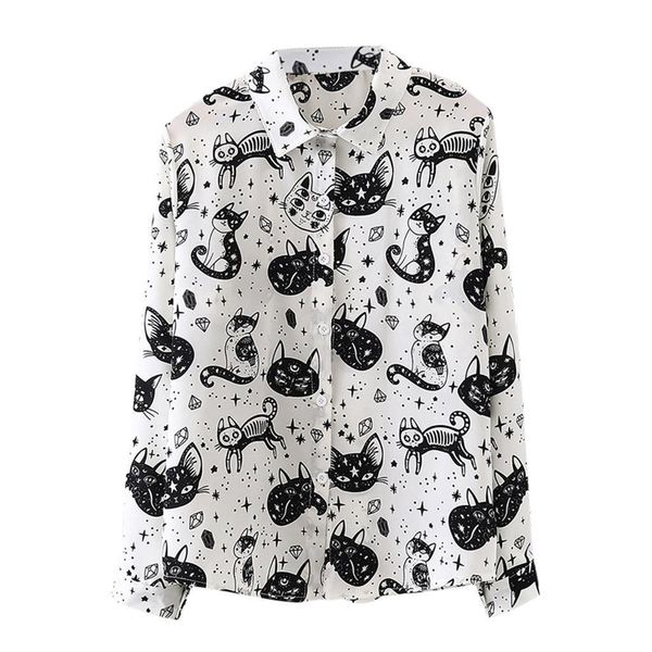 halloween women blouses shirt horror skull autumn letter long sleeve art cat print casual loose blouse camisas 38, White
halloween women blouses shirt horror skull autumn letter long sleeve art cat print casual loose blouse camisas 38, White