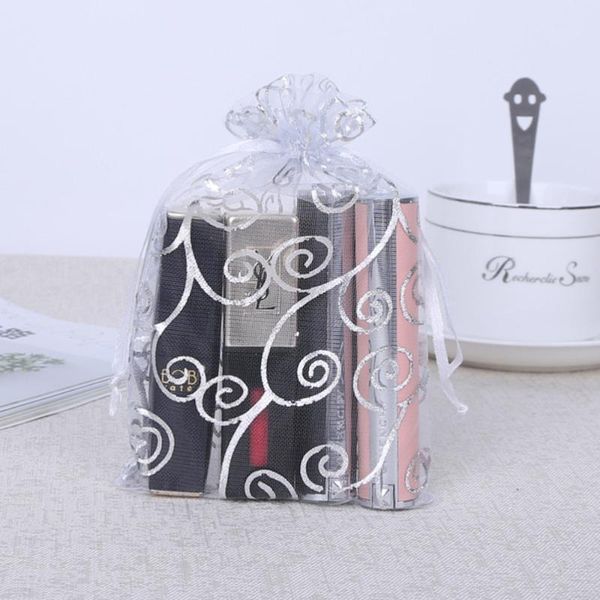 pcs small organza sheer favor gift bags mini silver rattan pattern jewelry pouches wrap drawstring for wedding
pcs small organza sheer favor gift bags mini silver rattan pattern jewelry pouches wrap drawstring for wedding
