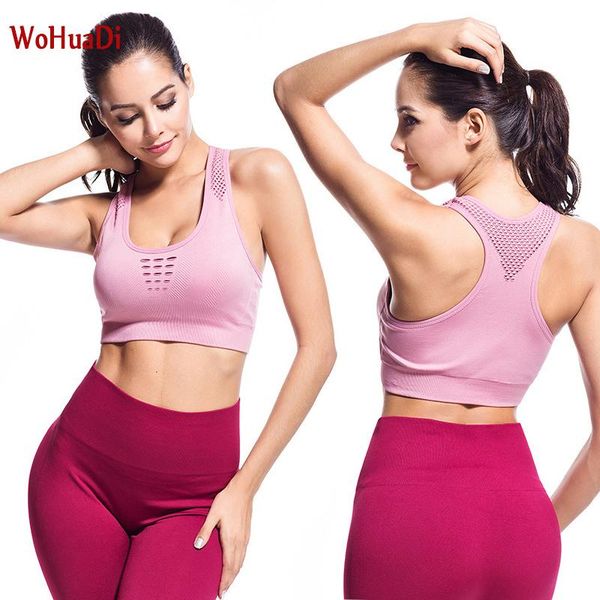 gym clothing wohuadi hollow sports bra female fitness without steel ring elastic shockproof yoga women's vest underwear fashion sexy, White;black
gym clothing wohuadi hollow sports bra female fitness without steel ring elastic shockproof yoga women's vest underwear fashion sexy, White;black