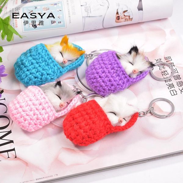 keychains korean version of the sleeping cat cute pendant plush keychain creative bag, Silver
keychains korean version of the sleeping cat cute pendant plush keychain creative bag, Silver
