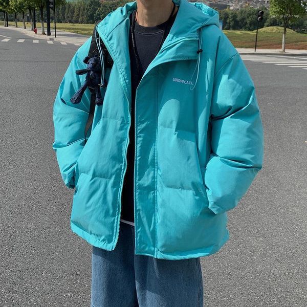 men's down & parkas pr hong kong style winter 2021 original loose letter embroidered tide hooded cotton jacket large size 3xl, Black
men's down & parkas pr hong kong style winter 2021 original loose letter embroidered tide hooded cotton jacket large size 3xl, Black