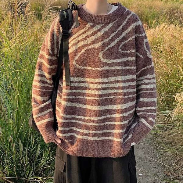 men's sweaters fashion stripe pullover long sleeves casual zebra-stripe warm a012 wxis, White;black
men's sweaters fashion stripe pullover long sleeves casual zebra-stripe warm a012 wxis, White;black