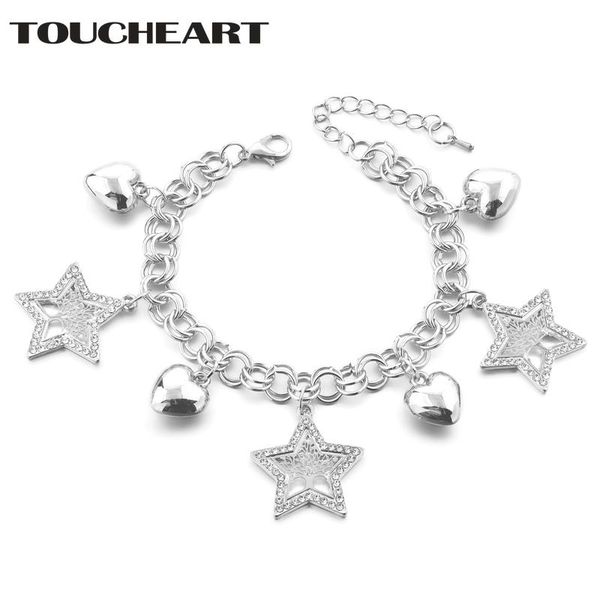 charm bracelets toucheart star shape tree of life bracelet & bangles charms for women silver jewelry making heart adjustable sbr180094, Golden;silver
charm bracelets toucheart star shape tree of life bracelet & bangles charms for women silver jewelry making heart adjustable sbr180094, Golden;silver