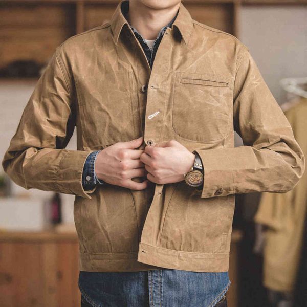 maden retro khaki jacket male size m to 3xl waxed canvas cotton jackets military uniform light casual work coats man clothing, Black;brown
maden retro khaki jacket male size m to 3xl waxed canvas cotton jackets military uniform light casual work coats man clothing, Black;brown