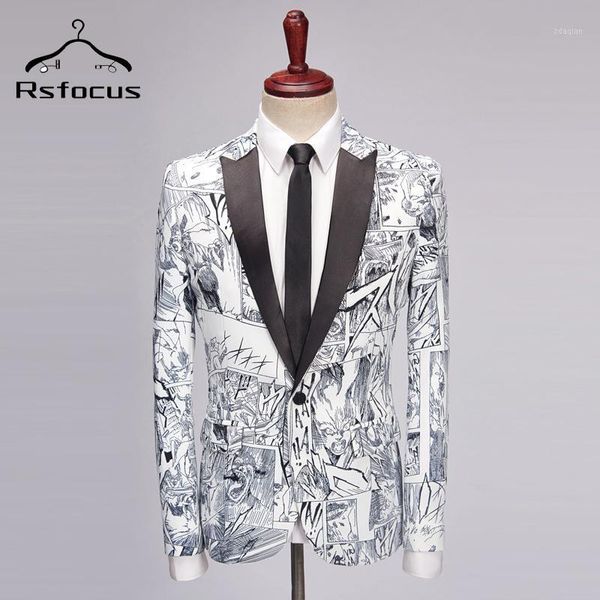rsfocus cartoon anime style mens fashion printed blazer 2021 slim fit stage blazers hombre causal jacket prom party xz211 men's suits &, White;black
rsfocus cartoon anime style mens fashion printed blazer 2021 slim fit stage blazers hombre causal jacket prom party xz211 men's suits &, White;black