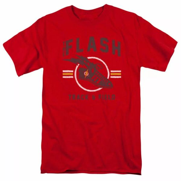 the flash track and field t shirt mens licensed dc comics tee red, White;black
the flash track and field t shirt mens licensed dc comics tee red, White;black