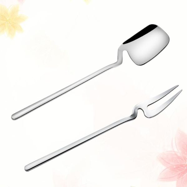 stainless steel flatware set creative coffee spoon fruit fork cutlery portable tableware (silver) dinnerware sets
stainless steel flatware set creative coffee spoon fruit fork cutlery portable tableware (silver) dinnerware sets