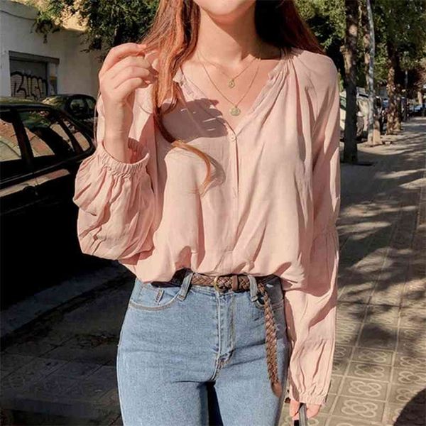 women spring summer blouses shirts vintage elegant oversize fashionable office lady sweet pink bl2186 210427, White
women spring summer blouses shirts vintage elegant oversize fashionable office lady sweet pink bl2186 210427, White