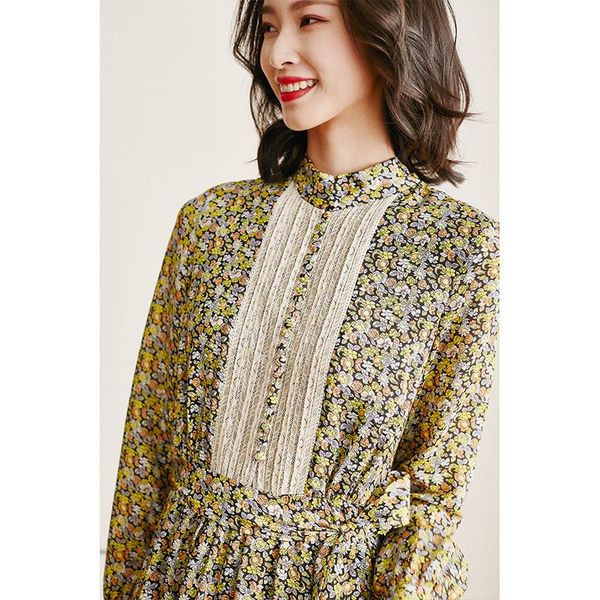 elegant silk women 200% spring summer floral dress female korean vintage long sleeve beach vestidos casuales l0824 kj casual dresses, Black;gray
elegant silk women 200% spring summer floral dress female korean vintage long sleeve beach vestidos casuales l0824 kj casual dresses, Black;gray