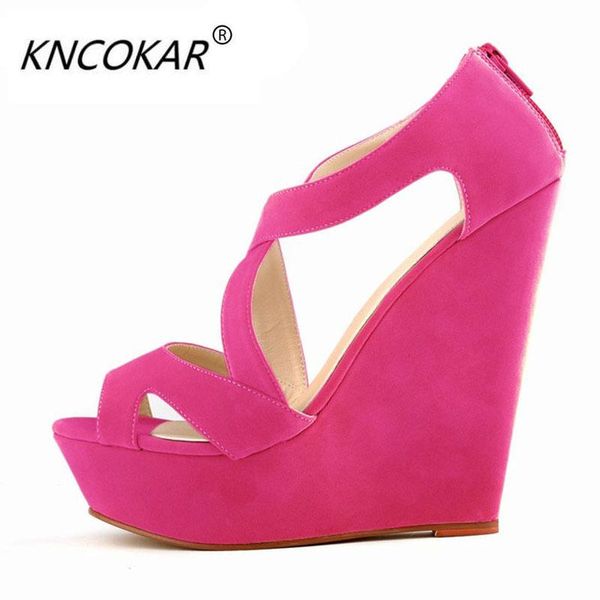 large base wedge sandals women high heels waterproof sponge fish mouth suede summer boots, Black
large base wedge sandals women high heels waterproof sponge fish mouth suede summer boots, Black